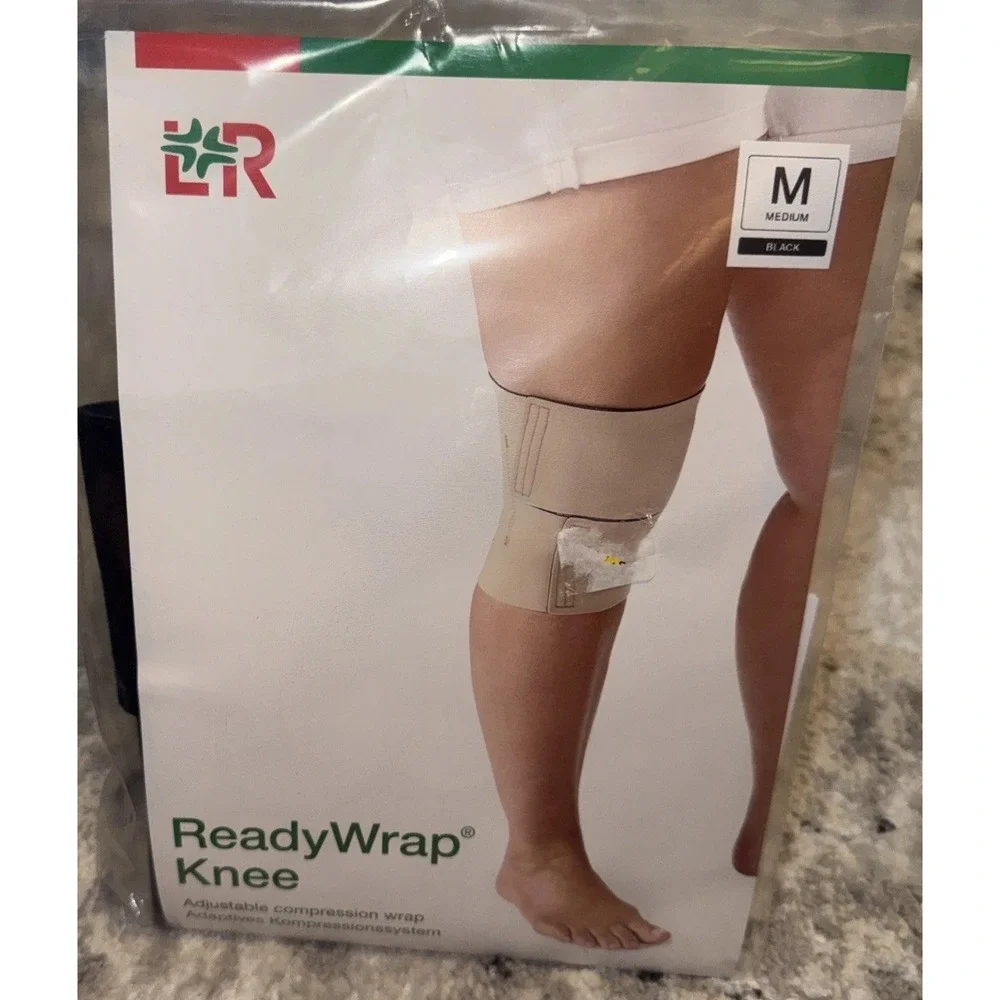L&R Readywrap Knee Size Medium Black New